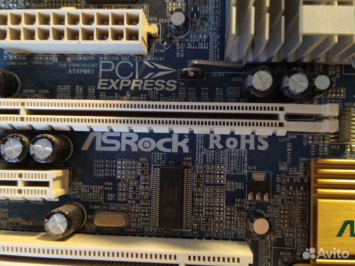 Материнская плата ASRock с процессором intel Core