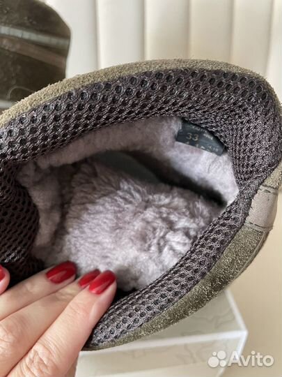 Сапоги зимние натуральная замша 33 размер