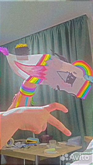 Бумажные драконы на руку