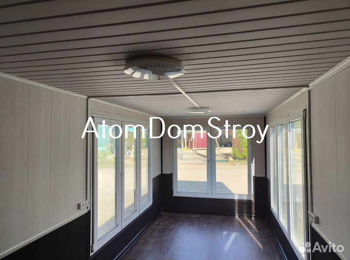 Бытовка деревянная утепленная с электрикой