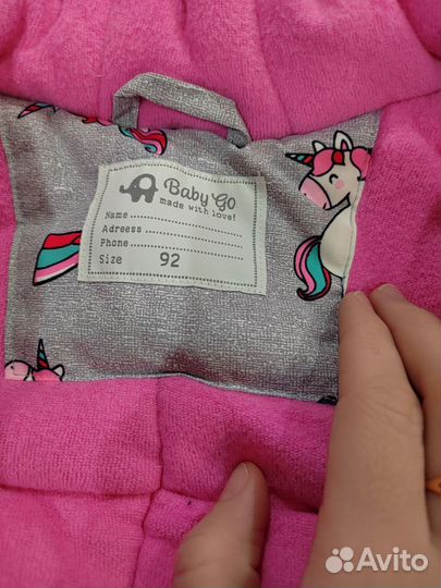 Зимний комбинезон для девочки