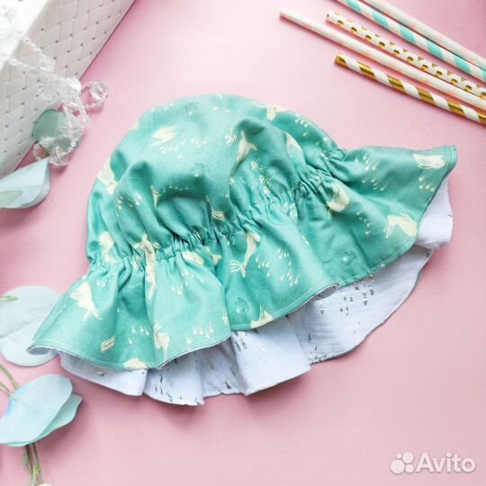 Панама детская Муслин, сатин