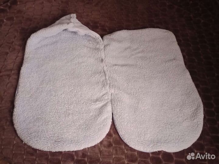 Конверт в коляску, на выписку флисовый