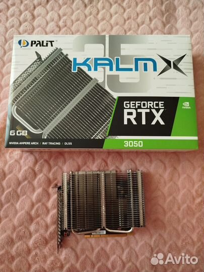 Видеокарта Palit rtx 3050 KalmX 6 Gb