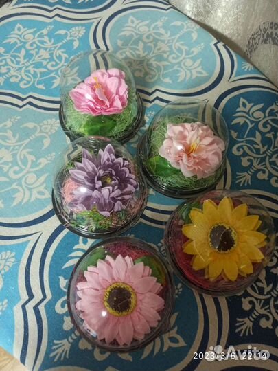 Букет цветов из мыла