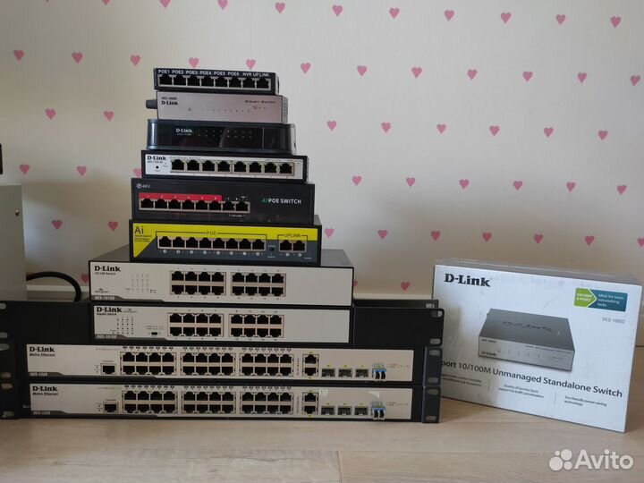 Коммутаторы, KVM, PoE, D-Link