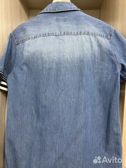 Джинсовая рубашка 140