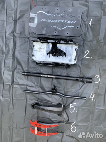 Запчасти для электросамоката kugoo g-booster