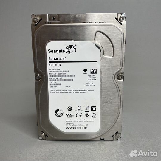 Жесткий диск Seagate Barracuda 1 тб ST1000DM003