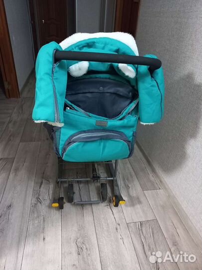 Детские санки коляска ника