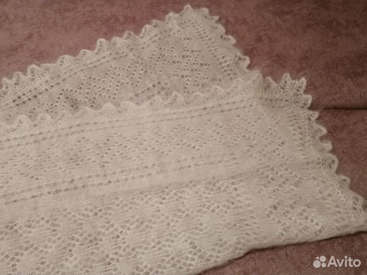 Пуховый шарф