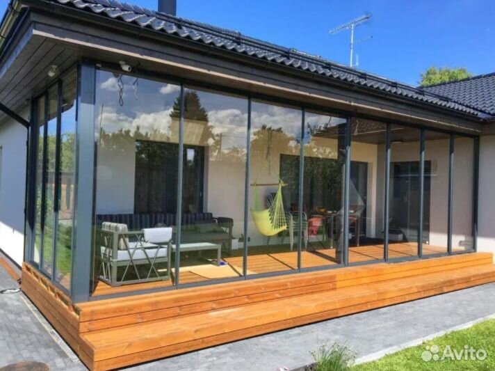 Остекление веранды 