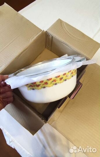 Кастрюля жаропрочная 2,5 литра