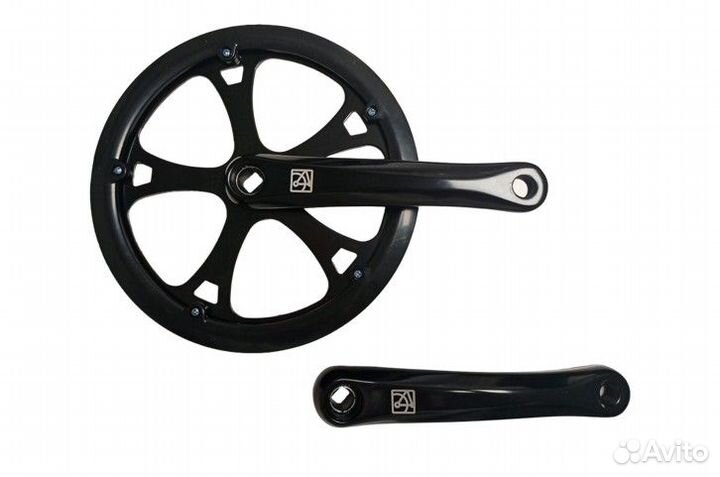 Система шатунов для велосипеда 170мм 52Т 9/16 Shu