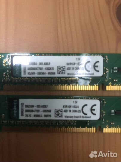 Kingston ddr3 4gb 1600 Mgg - оперативная память