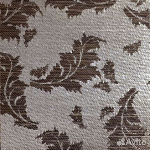 Вертикальные тканевые жалюзи Ливс темно-коричневый