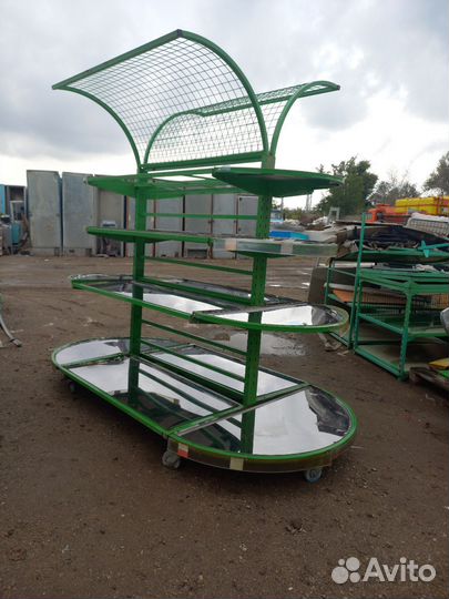 Стелаж островной б/у