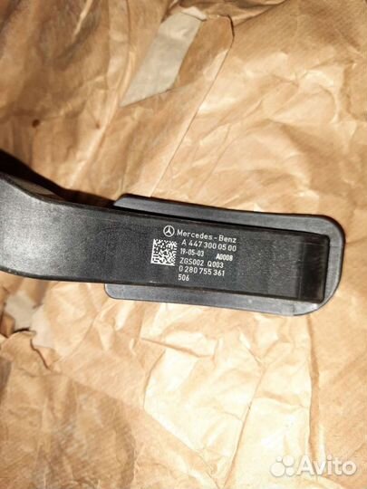 Педаль газа на мерседес 447