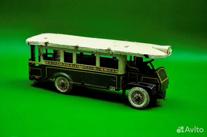Игрушка автобус Франция довоенный