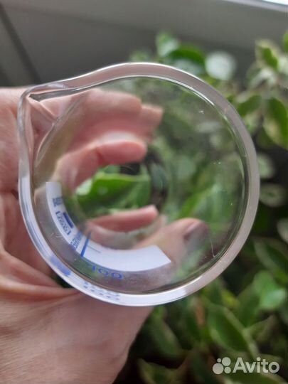 Стакан стеклянный мерный 100 мл