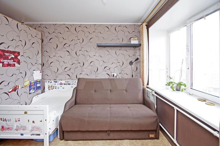 Комната 16,9 м² в 4-к., 9/9 эт.