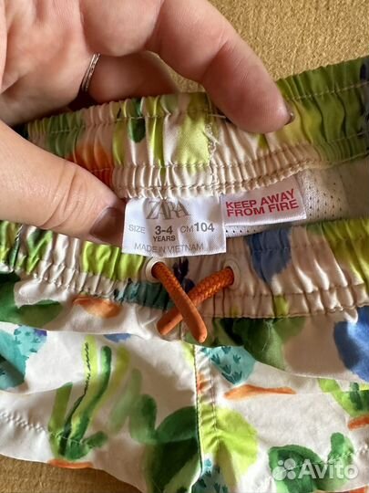 Купальные шорты для мальчика 104 zara