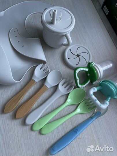 Набор силиконовой посуды детской