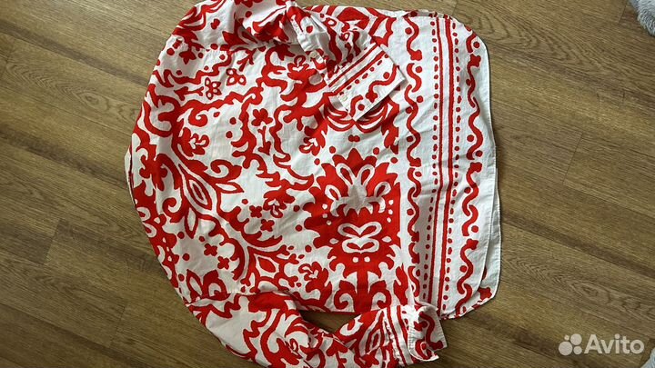 Рубашка zara m хлопок