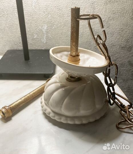 Крепление для дореволюциооной люстры, фарфор