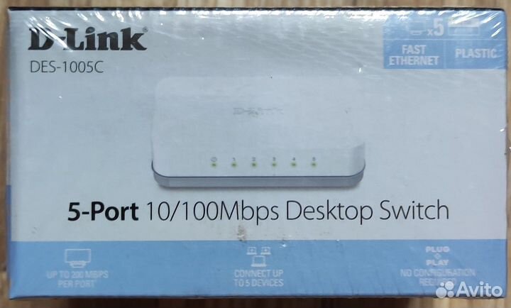 Коммутатор D-Link DES-1005C