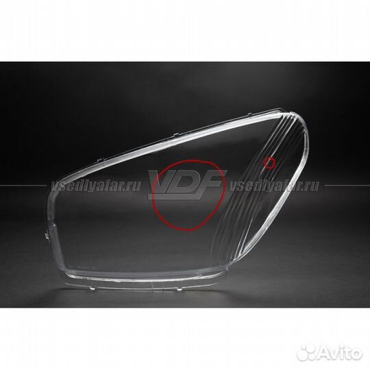 Стекло для фары Toyota RAV 4 (CA20) (2000-2003) Ле