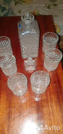 Хрустальный штоф богемия