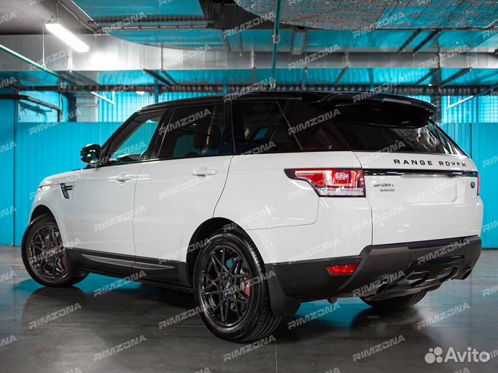 Кованые диски R20 на range rover sport