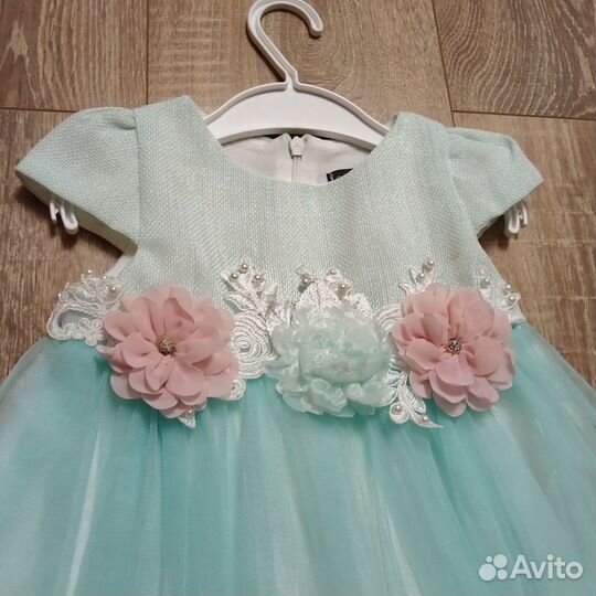 Платье нарядное 86 см