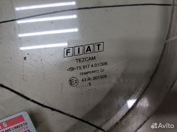 Стекло боковой двери Fiat Doblo, 2005