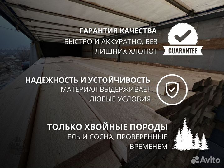 Брус обрезной