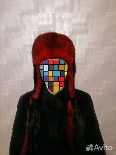 Шапка норковая женская