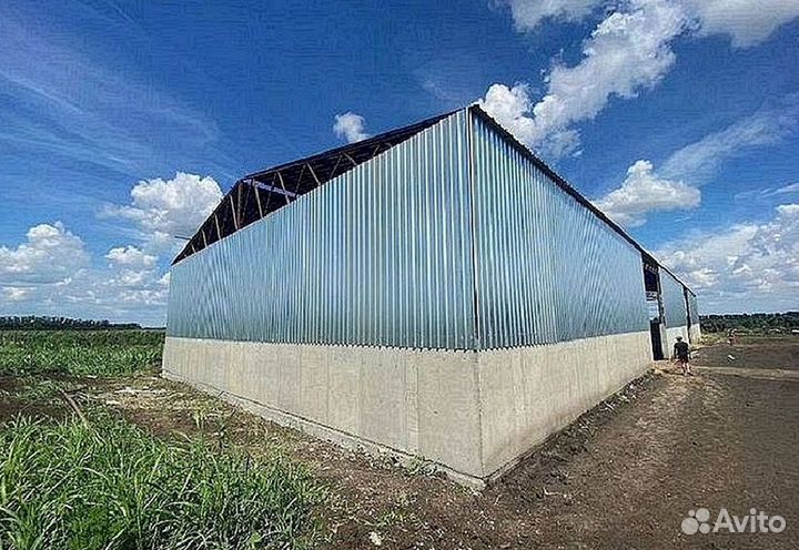 Строительство ангаров, гаражей, навесов