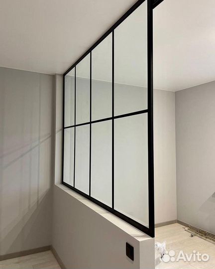 Перегородка из профиля под ключ