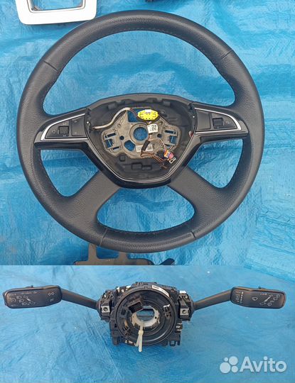 Руль Шлейф Переключатели Skoda Octavia A7 1.8 tsi