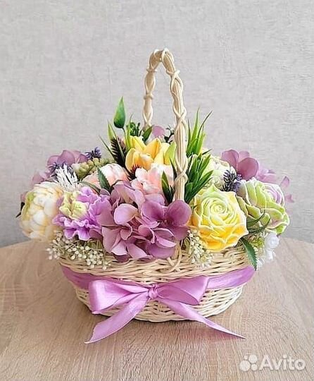 Букет из мыльной основы