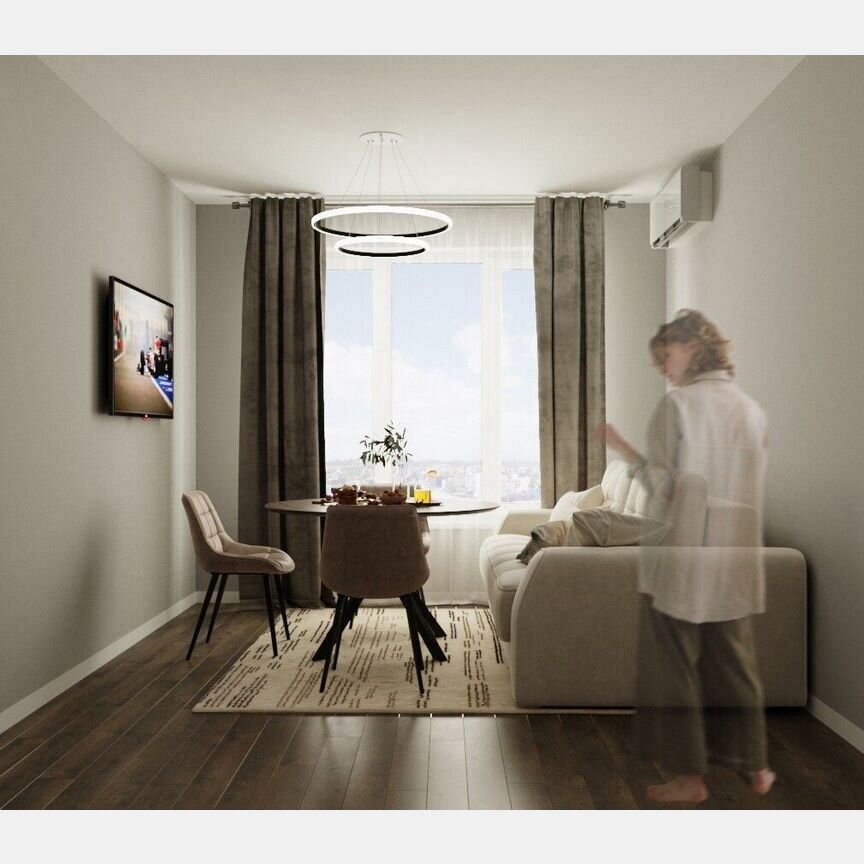 1-к. квартира, 46,6 м², 5/8 эт.