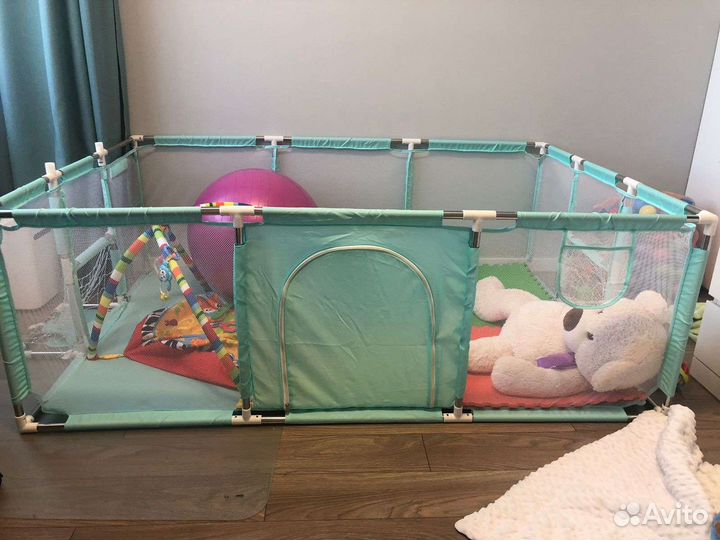 Большой детский манеж бу