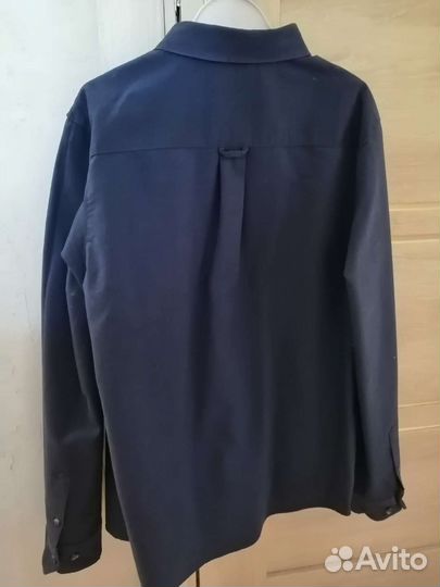 Рубашка джинсовая на мальчика 10-11 лет