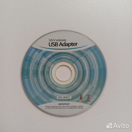 Wifi адаптер и CD диск