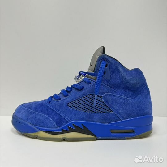 Кроссовки Nike Air Jordan 5 Blue Suede