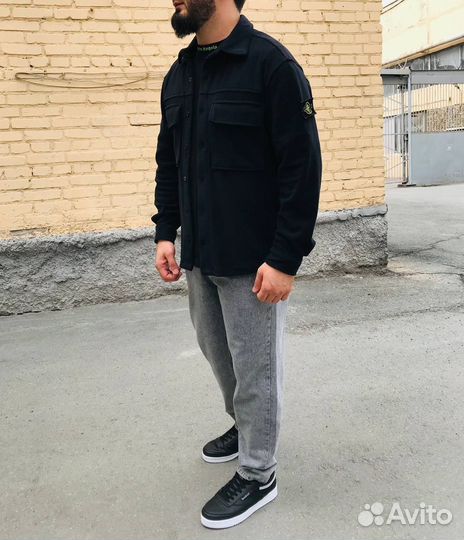 Stone island рубашка мужская