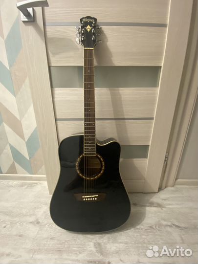 Электроакустическая гитара washburn WD10SCE WH