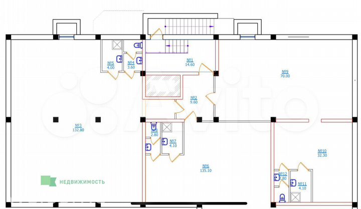 Продам помещение свободного назначения, 109 м²