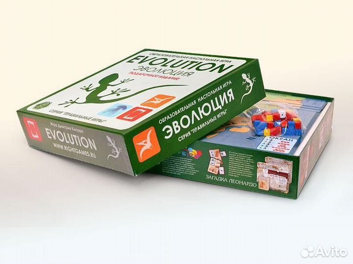 Эволюция. Подарочный набор. 3 выпуска игры + 18 н